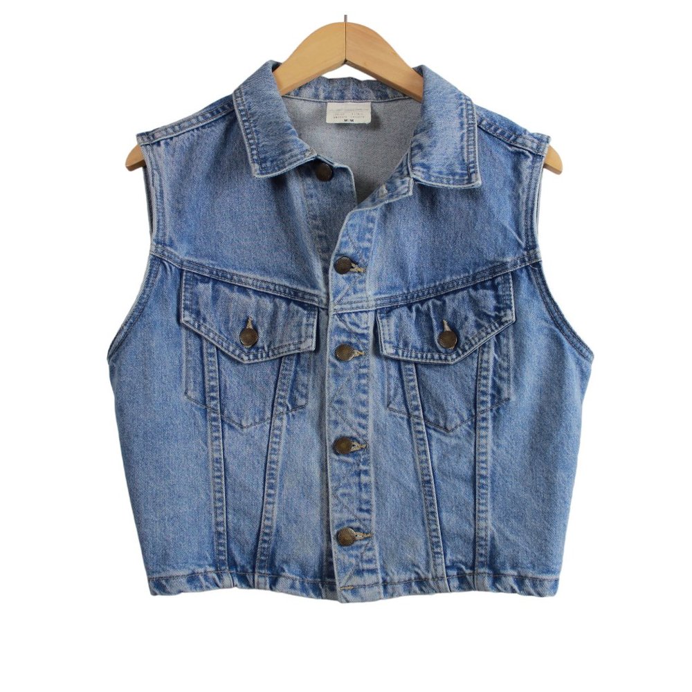 Cheyenne Blue Wash Vintage Denim Vest